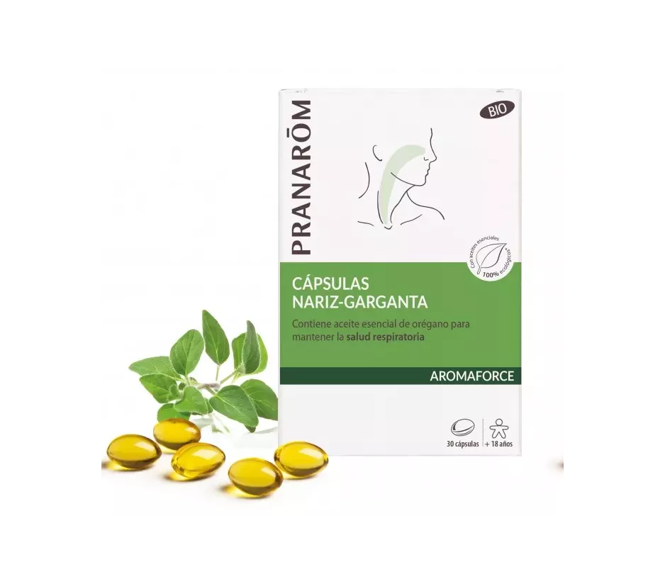 Pranarôm Aromaforce Cápsulas Nariz Garganta |  Tufarma.online