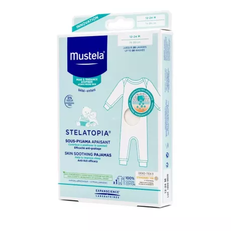 Pijama Stelatopia Relief Mustela Tamanho 12-24 Meses