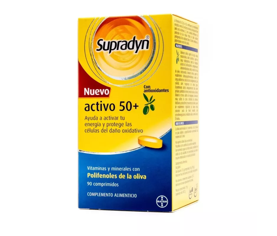 Supradyn Active 50+ Antioxidantes 90 Comprimidos