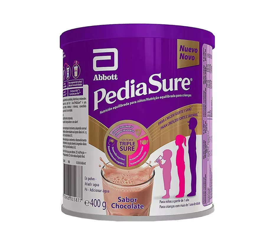 Pediasure em pó 1 lata 400 g sabor chocolate