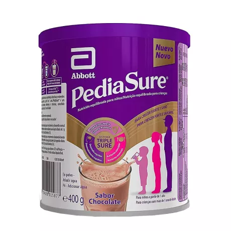 Pediasure em pó 1 lata 400 g sabor chocolate