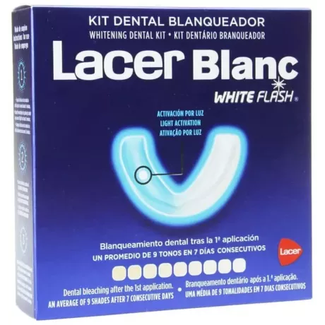 Kit dental de clareamento de flash branco Lacerblanc