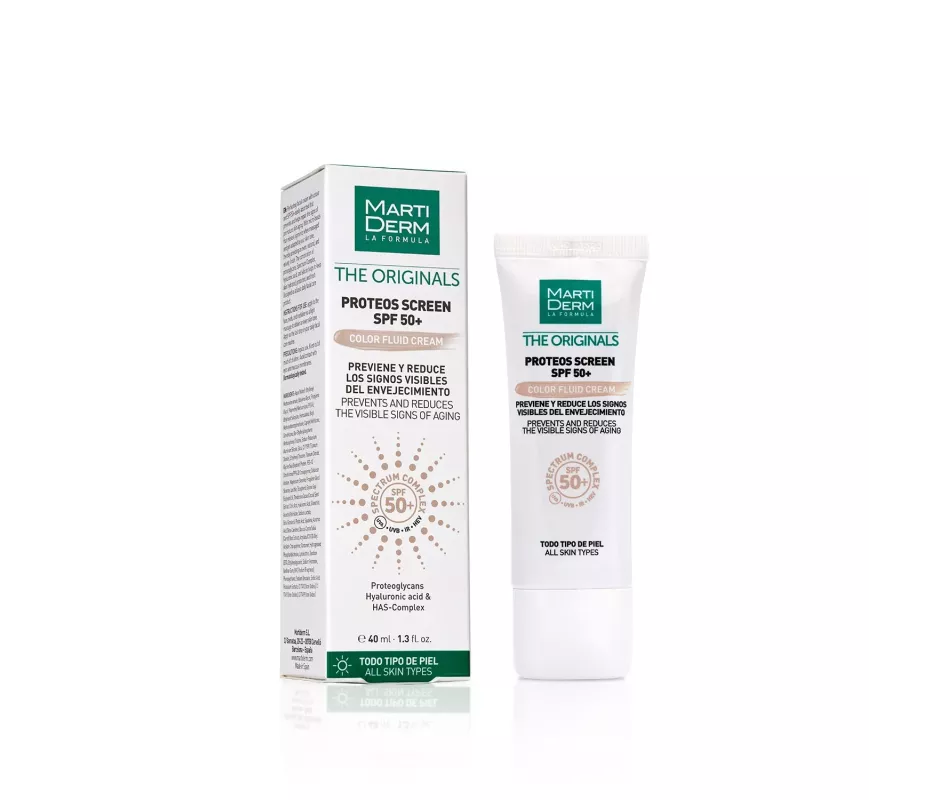 MARTIDERM PROTEOS SCREEN SPF50+ FLUID CREAM 1 PACOTE 40 ML