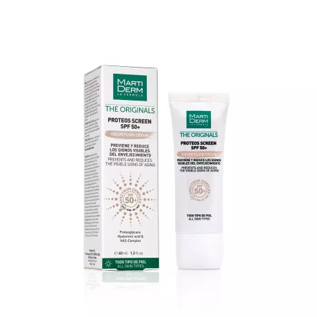 MARTIDERM PROTEOS SCREEN SPF50+ FLUID CREAM 1 PACOTE 40 ML