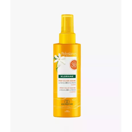 Klorane Polysianes Al Tamanu Bio Y Al Monoï Sublime Solar Spray Spf 30 Corpo 1 Recipiente 200 Ml