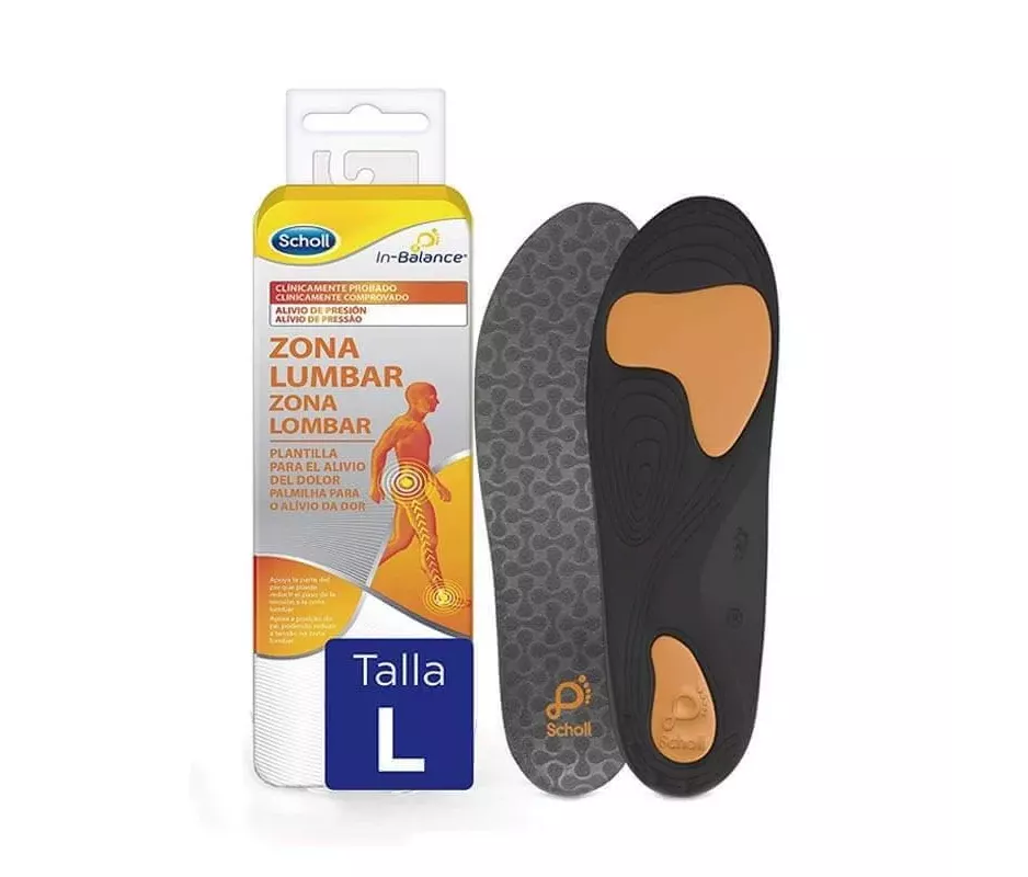 Palmilhas Scholl In-Balance Zona Lombar Tamanho L 1 Par