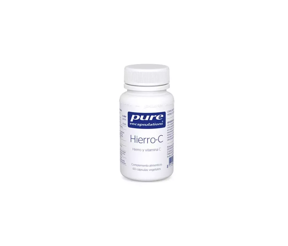 Pure Encapsulations Hierro-C 60 Capsulas