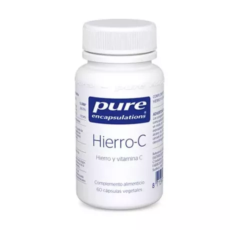 Pure Encapsulations Hierro-C 60 Capsulas