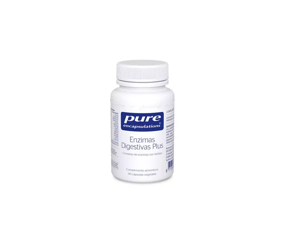 Pure Encapsulations Enzimas Digestivas Plus 90 Capsulas