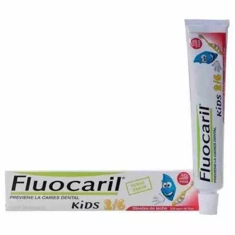 Fluocaril Kids 0-6 anos 1 vasilhame 50 ml sabor morango