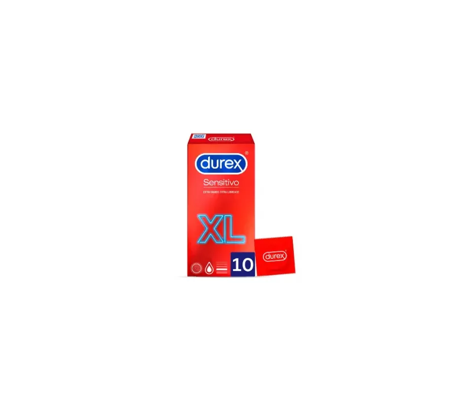 Preservativos Durex Sensitive XL 10 unidades