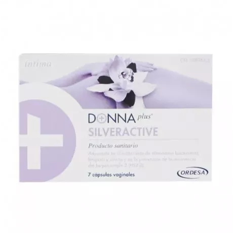 Donna Plus Silveractive 7 cápsulas vaginais