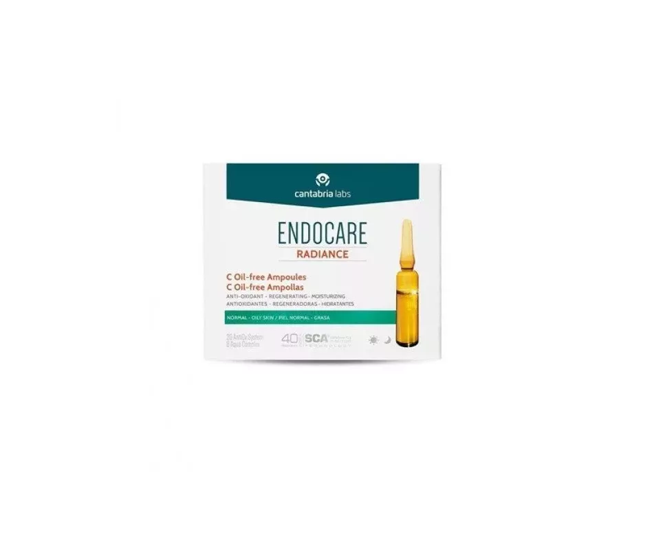 Endocare Radiance C sem óleo 10 ampolas 2 ml