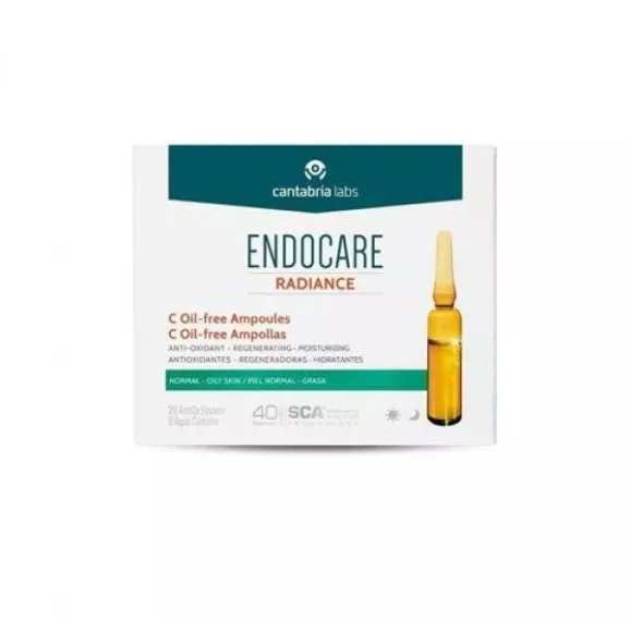 Endocare Radiance C sem óleo 10 ampolas 2 ml