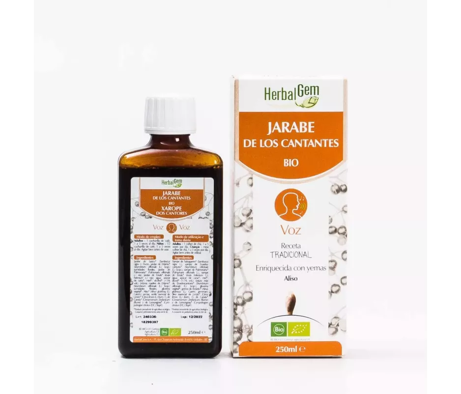 HerbalGem Jarabe de los Cantantes 250ml |  Tufarma.online