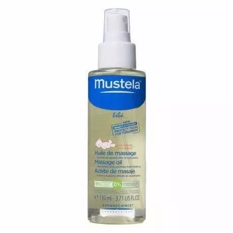 Óleo de Massagem Mustela Bebe 1 Recipiente 110 Ml