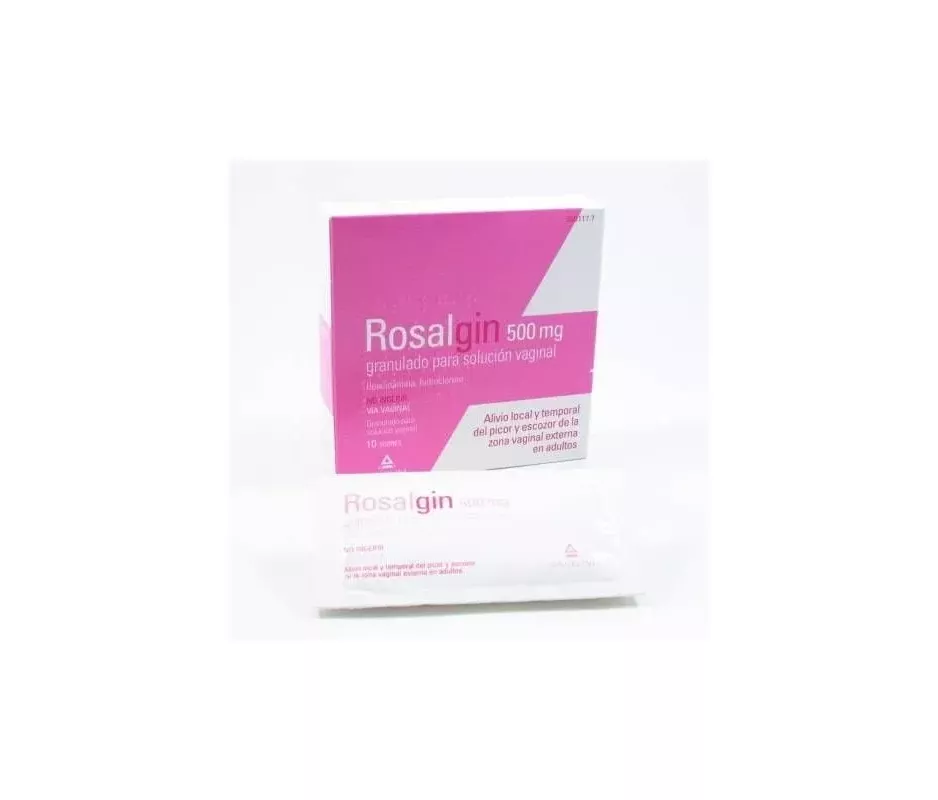 Rosalgin 500 Mg Granulado Solucion Vaginal 10 Sobres