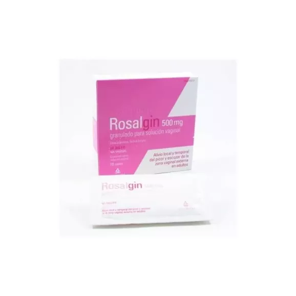 Rosalgin 500 Mg Granulado Solucion Vaginal 10 Sobres