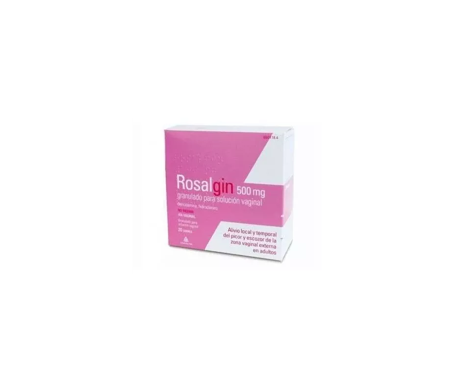 Rosalgin 500 Mg Granulado Solucion Vaginal 20 Sobres