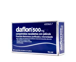 Daflon 500 500 mg 60 comprimidos revestidos