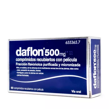 Daflon 500 500 mg 60 comprimidos revestidos