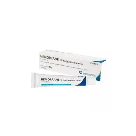 Hemorrane 10 Mg/G Pomada Retal 30 G