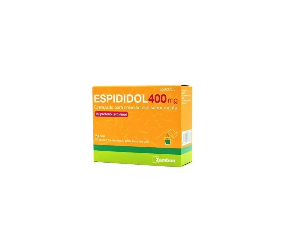 Espididol 400 Mg 20 Envelopes Solução Oral Granulada Menta