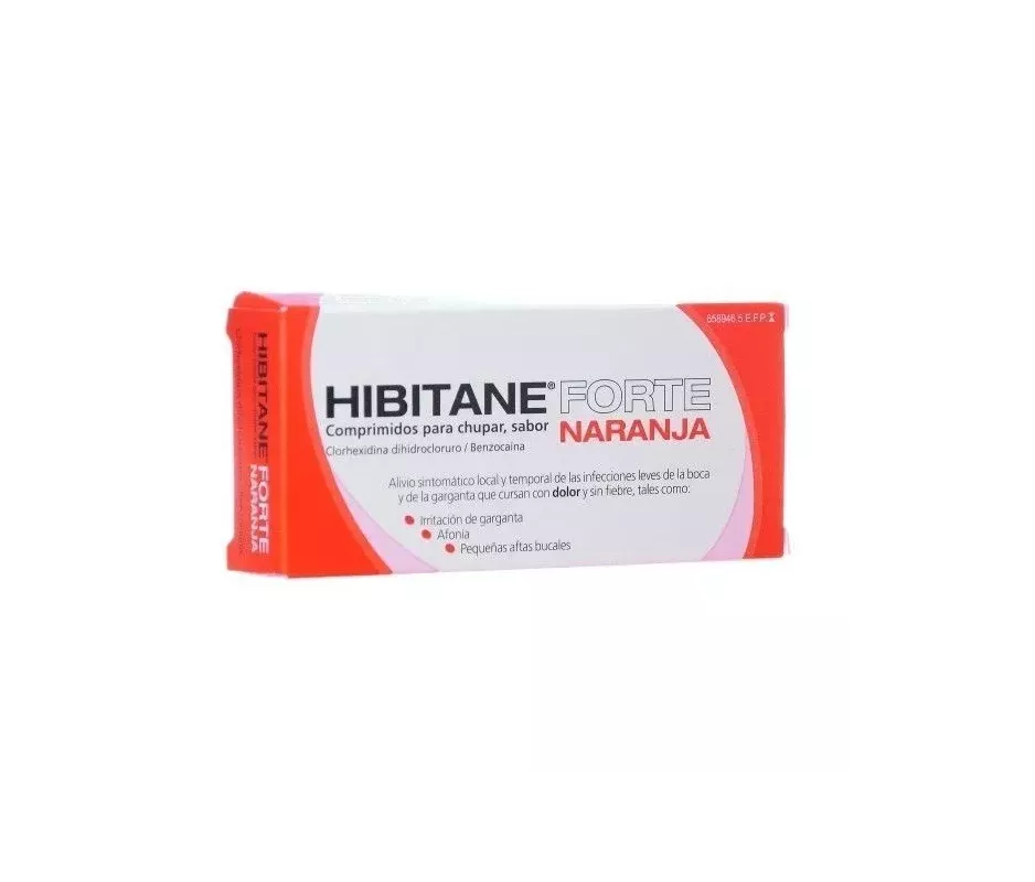 Hibitane 5/5 Mg 20 Comprimidos Para Chupar Naranja