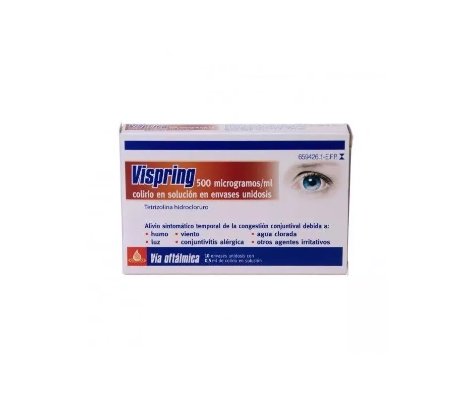 Vispring 0,5 Mg/Ml Colírio 10 Solução Monodose 0,5 Ml