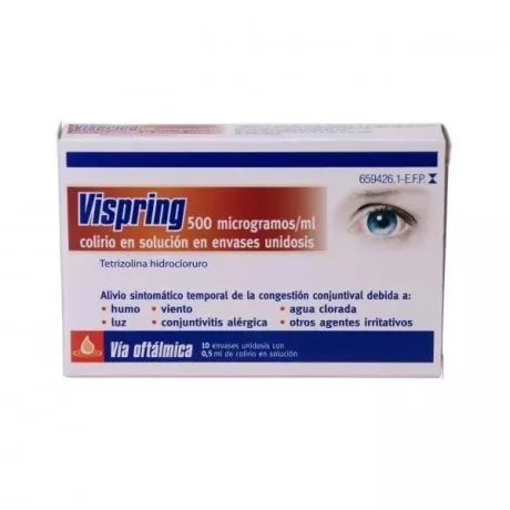 Vispring 0,5 Mg/Ml Colírio 10 Solução Monodose 0,5 Ml