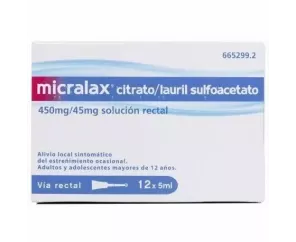 Micralax Emulsion Rectal 12...
