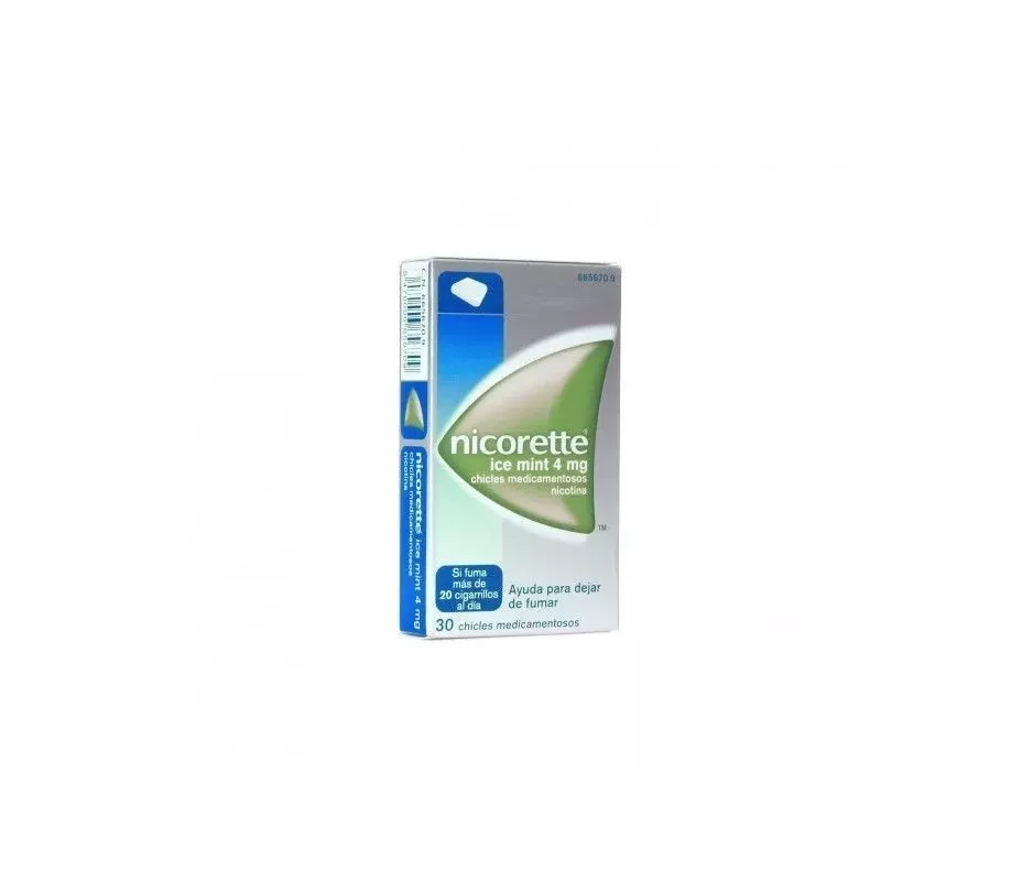 Nicorette Ice Mint 2 Mg 105 Chicles