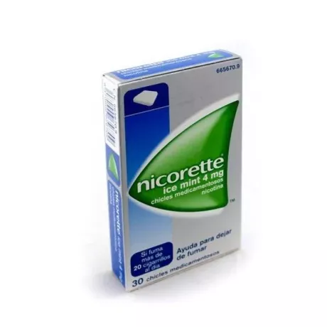 Nicorette Ice Mint 4 Mg 30 Chicles