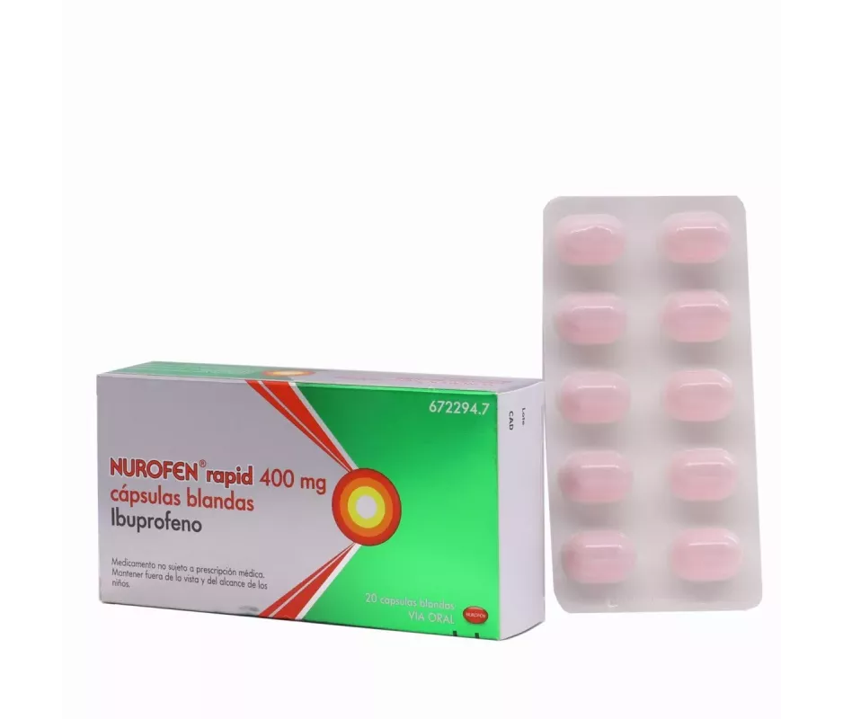 Nurofen Rapid 400 Mg 20 Capsulas Blandas