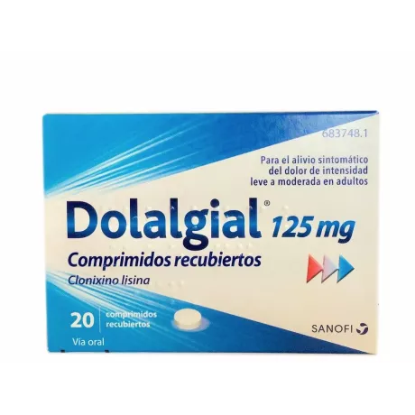 Dolalgial 125 mg 20 comprimidos revestidos