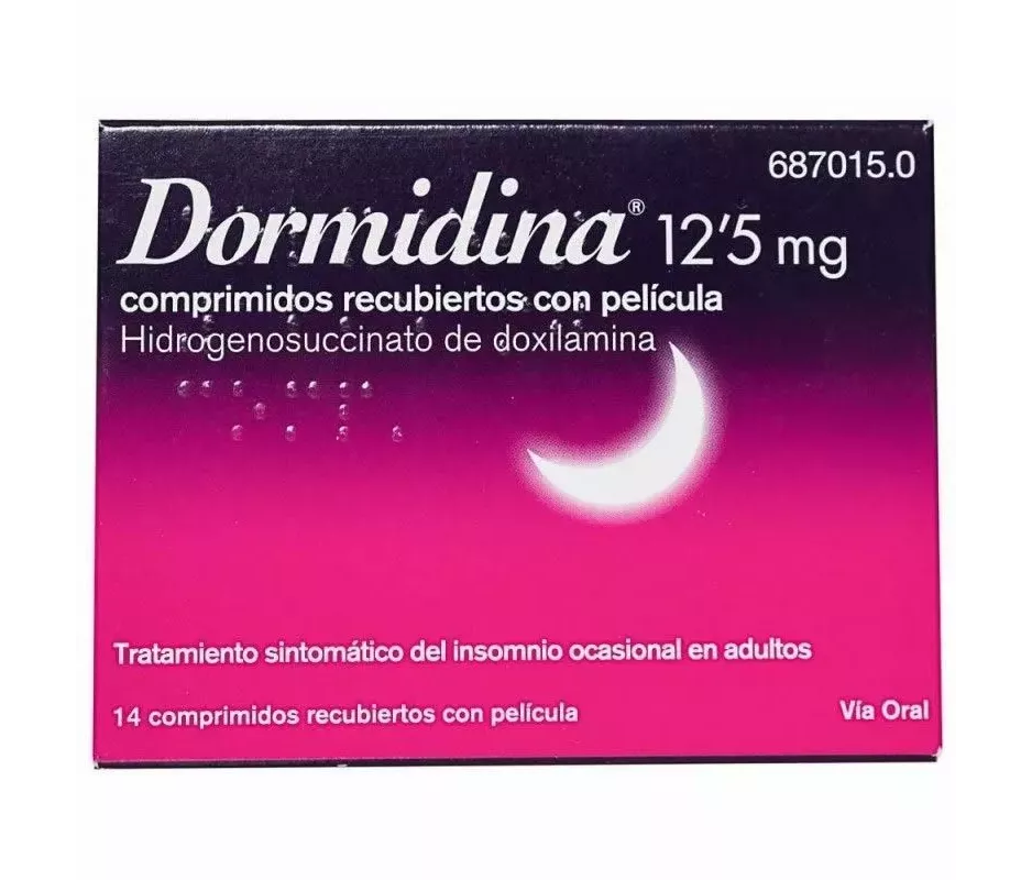 Dormidina 12.5 Mg 14 Comprimidos Recubiertos