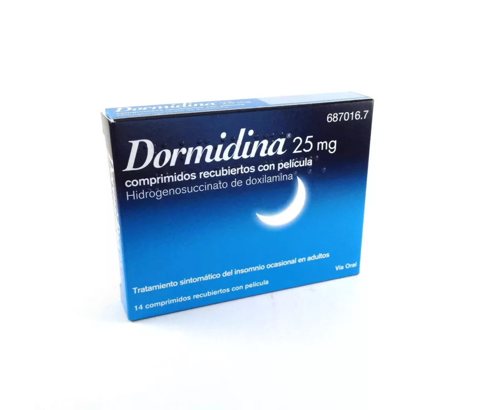 Dormidina 25 mg 14 comprimidos