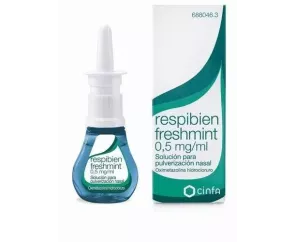 Respibien Freshmint 0,5 Mg/Ml Nebulizador Nasal 15 Ml