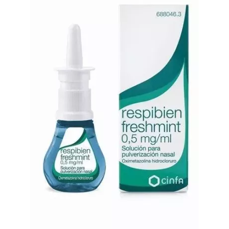 Respibien Freshmint 0,5 Mg/Ml Nebulizador Nasal 15 Ml