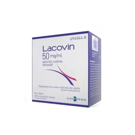 Lacovin 50 Mg / Ml Skin Solucion 4 Frascos 60 Ml