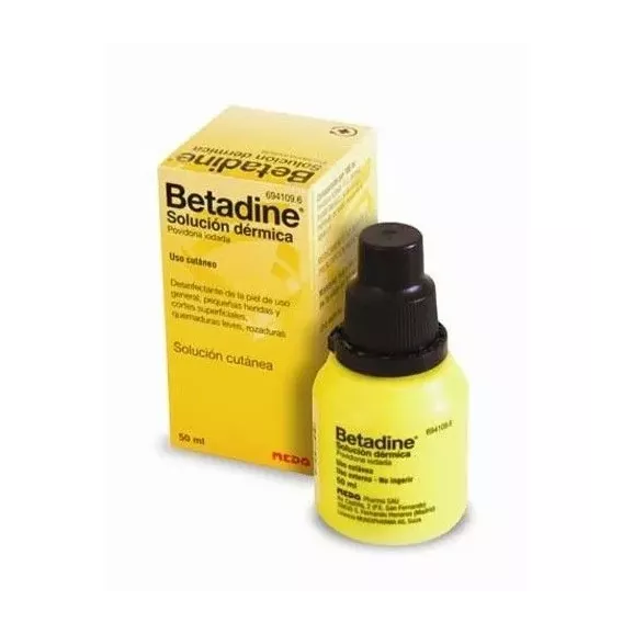 Betadine 100 Mg/Ml Solucion Topica 1 Frasco 50 Ml