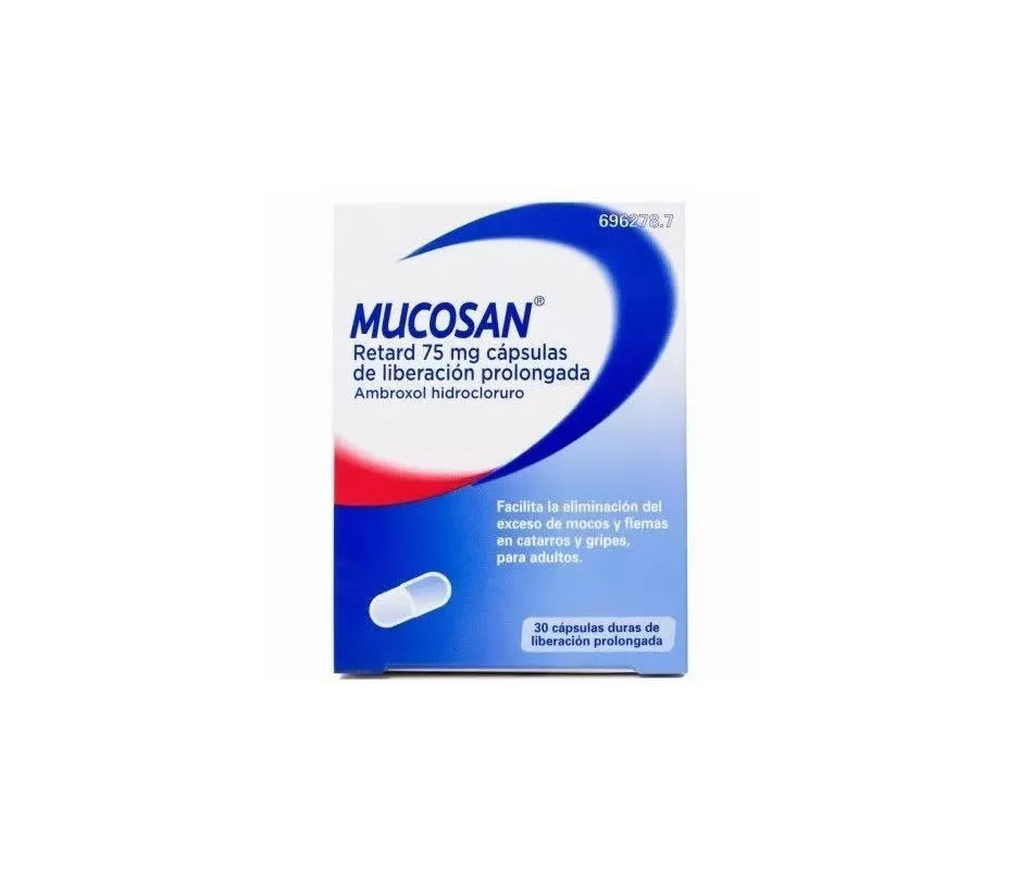 Mucosan Retard 75 Mg 30 Capsulas Liberacion Prolongada