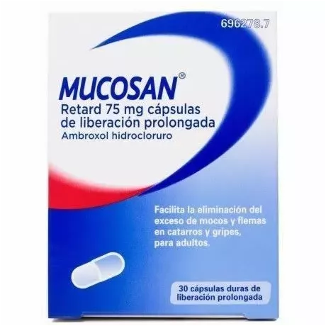 Mucosan Retard 75 Mg 30 Cápsulas Liberação Prolongada