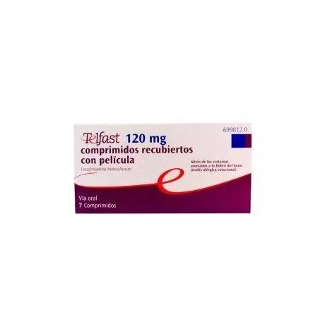 Telfast 120 mg 7 comprimidos revestidos