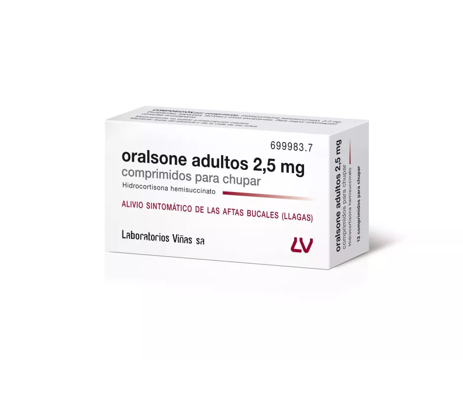 Oralsone Adultos 2.5 Mg 12 Comprimidos Para Chupar