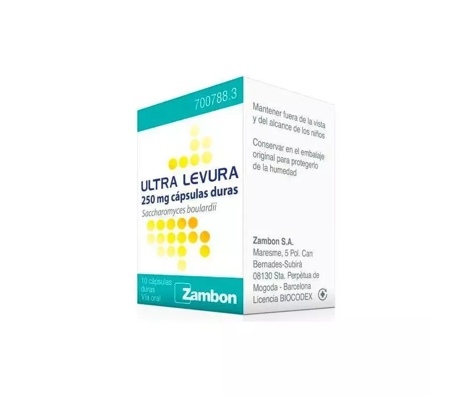 Ultra-Levura 250 mg 10 cápsulas (bolhas)