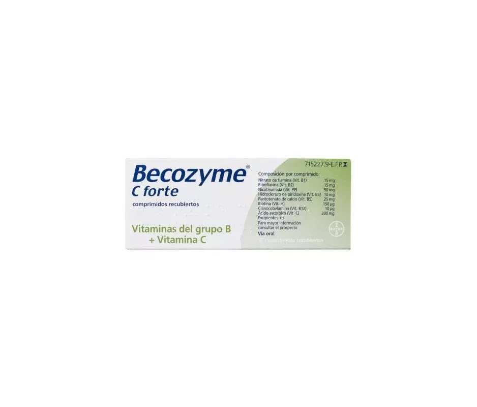 Becozyme C Forte 30 Comprimidos Recubiertos