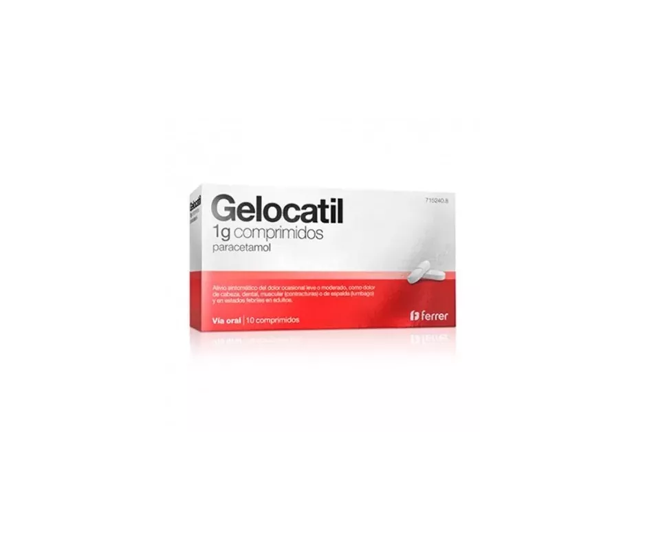 Gelocatil 1 G 10 Comprimidos