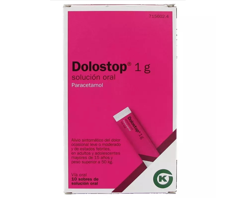 Solução Oral Dolostop 1G 10X 10 ml