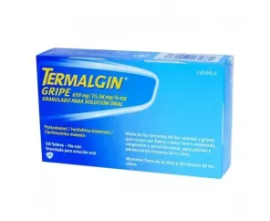 Termalgin Flu 650/4/10 mg 10 envelopes grânulos solução oral